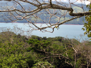 The building has wonderful views of Lake Arenal and the surrounding mountains.